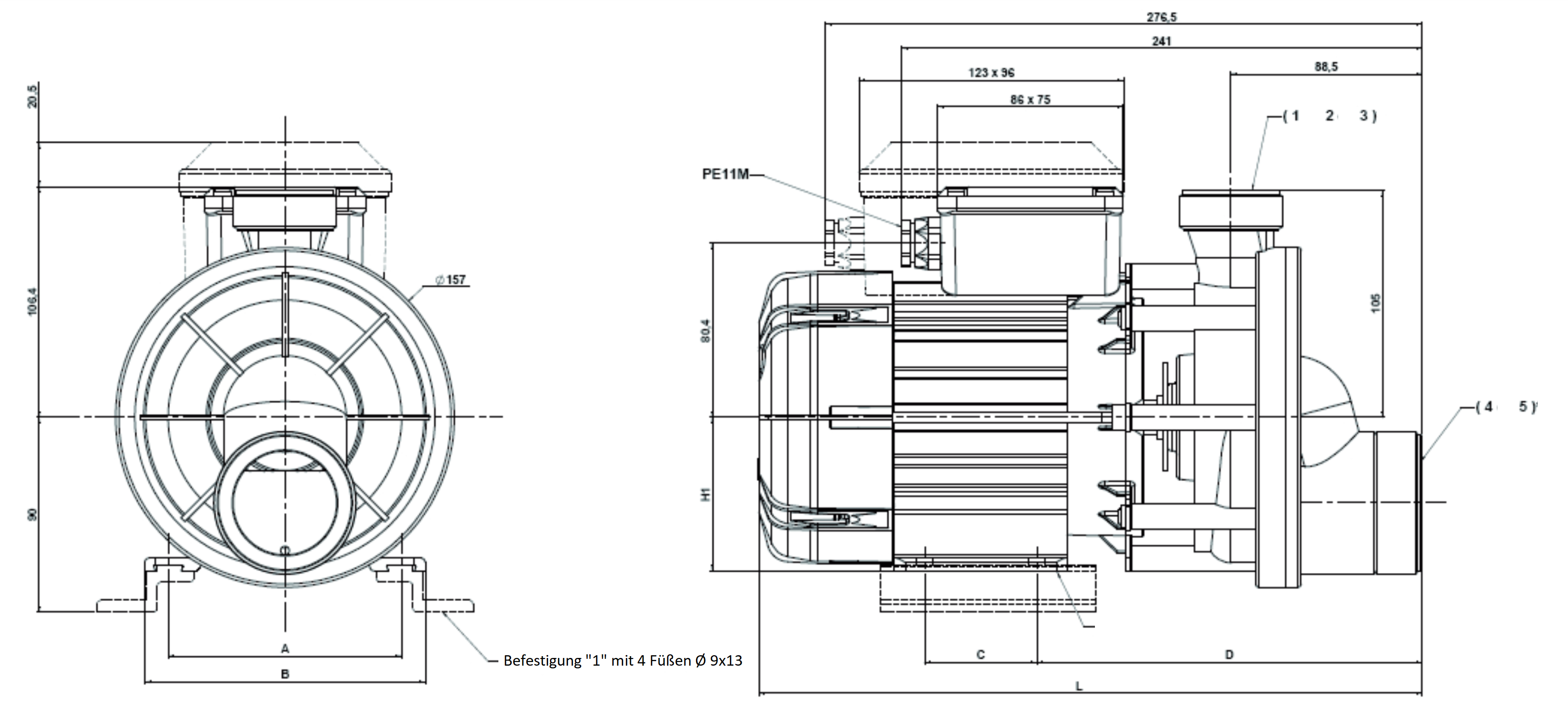 Darin Pump Db-02 120v/60hz 80w 45l/Min Supco Lp054aFits Whirlpool Samsung Dc3 